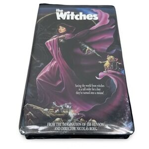 The Witches VHS 1990 Jim Henson Roald Dahl Anjelica Huston Warner Bros 17414 PG